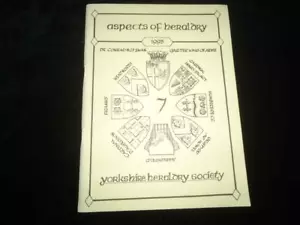 Yorkshire Heraldry Society Aspects of Heraldry vol. 7 1993 heraldic history - Picture 1 of 1