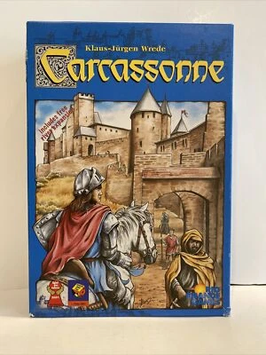 Carcassonne Board Game with River Expansion 100% Complete EUC - Image 1 of 4