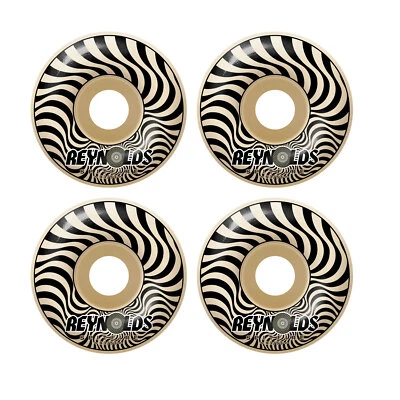 Spitfire Skateboard Wheels 53mm F4 Soft Sliders 93A Reynolds Classic Natural