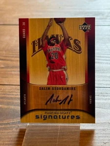 Tarjeta coleccionable deportiva 2005-06 Upper Deck Hardcourt #HS-SS Salim Stoudamire Hawks - Imagen 1 de 17