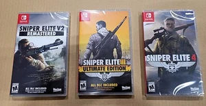 Sealed Ultimate Sniper Elite Collection - Nintendo Switch V2 Remastered 3 III 4 - Picture 1 of 2