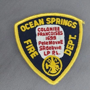 Ocean Springs MISS MS Mississippi 4 1/4" Fire Dept Patch - Picture 1 of 2