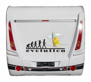 Autoaufkleber Decal Laptop Farbe I133 Evolution Windsurfen 95cm - Bild 1 von 7