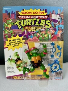 TMNT Wacky Action - Breakfightin Raphael UNPUNCHED (Playmates, 1989) - Picture 1 of 2