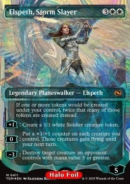 Magic/MTG Elspeth, Storm Slayer (V.3) XTDM-411 Mythic Japanisch Neu Foil - Bild 1 von 2