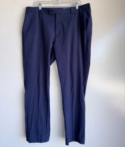 Pantaloni su misura Peter Millar Crown artigianali Surge taglia 40x30 blu navy - Foto 1 di 11