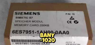 NEW Siemens 6ES7 951-1AH00-0AA0 Simatic S7 MC RAM for CPU 318-2 DP 256KB PLC - Image 1 of 4