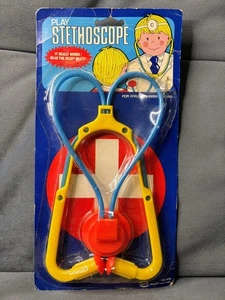 VINTAGE Doctor Nurse Play Medical Play Stethoscope Toy - HONG KONG - Bild 1 von 6