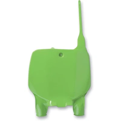 Placa de número de plástico OVNI - verde - KX KA03701026 Foto 1 de 3