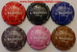 6 SCHÖNE CHAMPAGNERKAPSELN BAGNOST.A REF NR. 20l bis 20q NEU - Bild 1 von 1