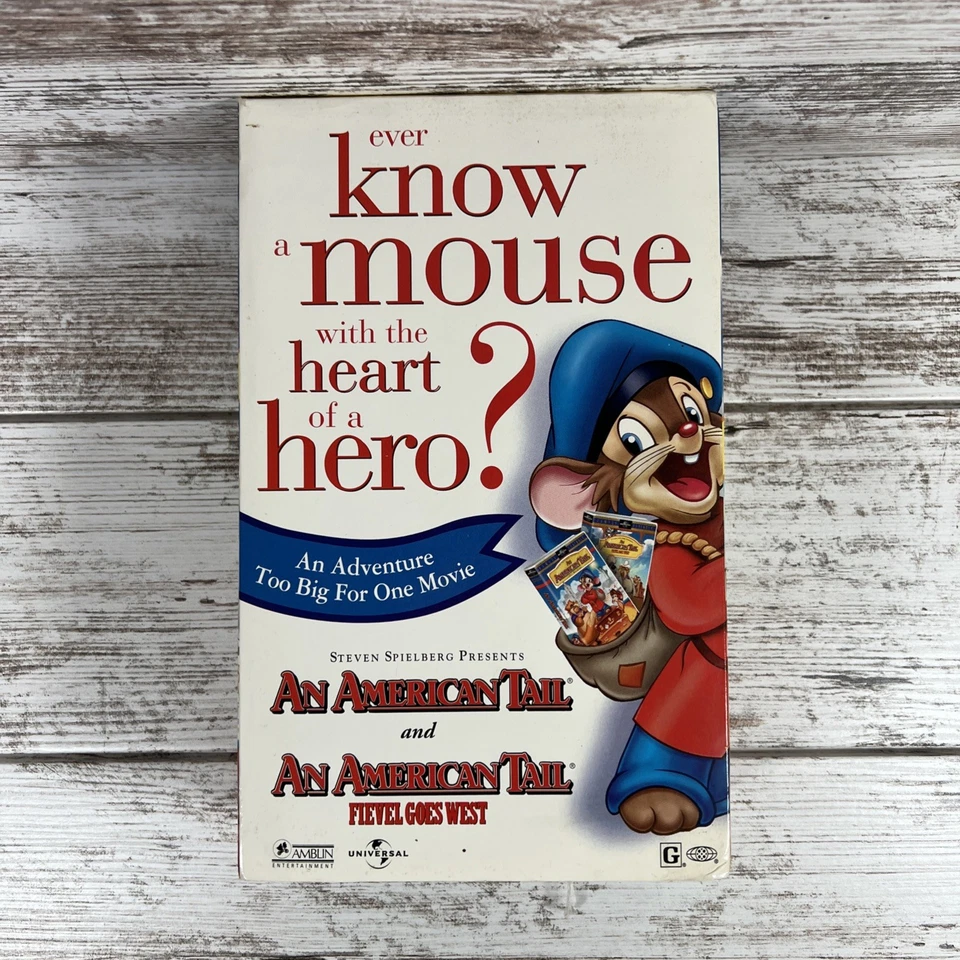 An American Tail(Used) & Fievel Goes West(NEW/NIB) (2 VHS Set) - Image 1 of 4