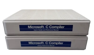 Microsoft C Compilatore Guida Utente Libreria Riferimenti Raccoglitori Manuali MS-DOS 1985 - Foto 1 di 22