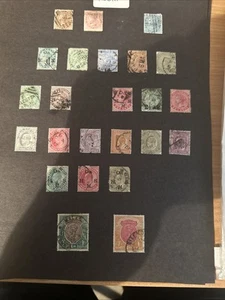 STAMPS - INDIA SMALL COLLECTION ON 5 ALBUM PAGES - AS SHOW - Picture 1 of 5