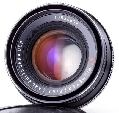 Carl Zeiss Jena Biometar 2.8/80 MC Pentacon Six P6 Praktisix 80 mm 2.8 Lens - Image 1 of 4