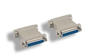 Null Modem Adapter DB25F to DB25F - Picture 1 of 1