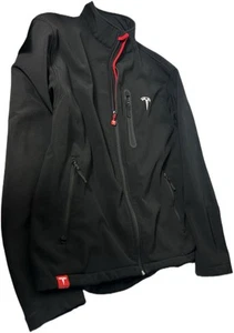 Tesla Motors Softshell Jacket Men's XL Black Logo Employee Corporate Full Zip - Picture 1 of 8