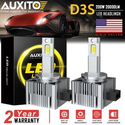 For Jeep Grand Cherokee 2014-2020 6000K Xenon HID Headlight Bulb HIGH & LOW Beam - Image 1 of 4