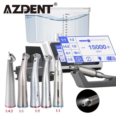 Micro Motor Eléctrico Dental Sin Escobillas Sistema de Agua/1:1 1:5 1:4.2 LED Pieza de Mano Foto 1 de 4