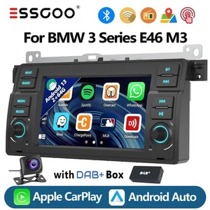 DAB+ 2+64G Android 13 For BMW 3 E46 320i M3 Rover 75 Apple CarPlay Stereo GPS FM - Picture 1 of 14