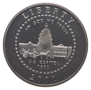 2001 Proof US Capitol Visitor Center Commemorative Half Dollar *0059 - Picture 1 of 3