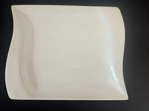 °° vanWell - Harmony - kleiner Speiseteller Porzellan B 20cm L 17cm weiß °° - Bild 1 von 4