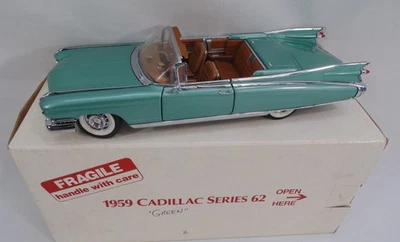 Rare Franklin Mint 1959 Cadillac Eldorado Biarritz Green Limited Edition 1/24  . - Image 1 of 4