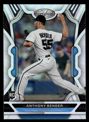 2022 Panini Chronicles #48 Anthony Bender Certified Rookie MARLINS - Image 1 of 2