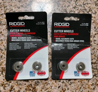 RIDGID (4 PACK) Pipe & Tube Cutter Replacement Wheels Copper, Brass etc 41317 - Image 1 of 3