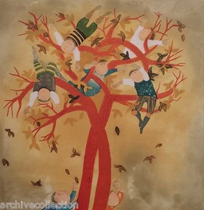 Graciela Rodo Boulanger "Autumn" Etching Artwork (Four Seasons Suite) - Picture 1 of 6