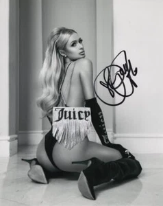 Paris Hilton signed Autogramm 8x10 Foto - Sexy Atemberaubendes Juicy Couture Model - Bild 1 von 2