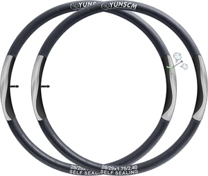 2 PCS 28 29" Bike Tubes AV 32mm Self Sealing Puncture Proof 1.75-2.4 Schrader - Picture 1 of 12
