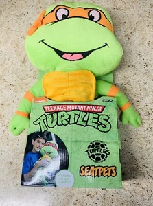 Teenage Mutant Ninja Turtles Seat Pet Michelangelo 18" Plush Belt Pillow TMNT - Picture 1 of 1