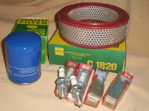 4x spark plugs champion N6y + air filter oil filter Autobianchi Lancia A112-69 NEW - Picture 1 of 1