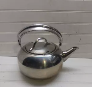 Revere Ware Proline Copper Core Stainless 2.5 Qt Kettle Water Boiler Tea Pot Lid - Picture 1 of 10