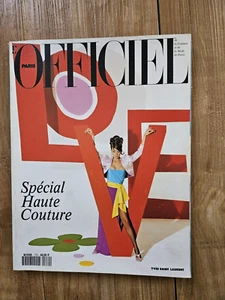 RARE L'OFFICIEL PARIS FRENCH FASHION MAGAZINE MARCH 1992 HAUTE COUTURE EDITION - Picture 1 of 20