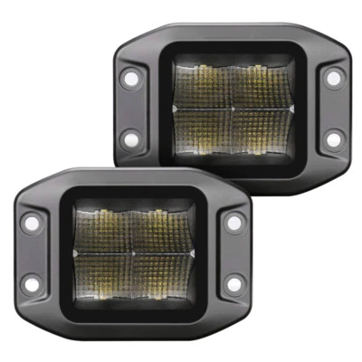 Go Rhino 750400321FCF for Xplor Blackout Series Cube LED Flood Light Kit (Flush - Image 1 of 4
