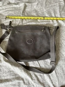 Roots Women's Painted Edge Vegan Leather Crossbody Bag Gray R5784 - Picture 1 of 4
