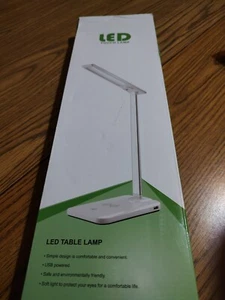 Led Touch Lamp.1 USB plug in.. Wireless charging.. Nice lamp!! - Picture 1 of 8