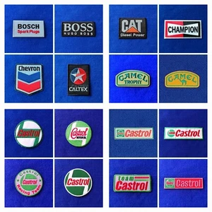 Motor Racing Motorsports Embroidered Patches (Set B) Pick From 16 Badges - Picture 1 of 33
