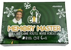 Elf The Movie Memory Master Card Game by Aquarius 4 Player Ages 6 & Up 🎄 🎅 - Picture 1 of 2