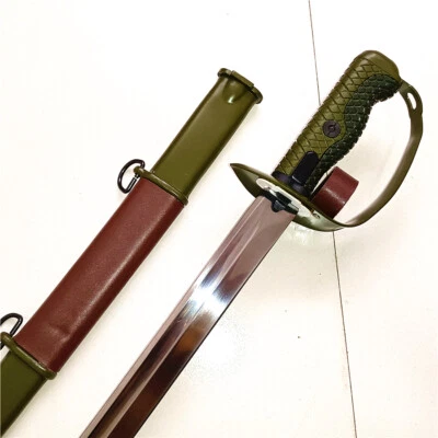 Maravillosa espada sable de caballería tipo 65/ fuerte hoja de acero inoxidable funda de acero Foto 1 de 4