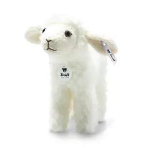 Steiff Anni Lamm 16 cm weiß Plüschtier Stofftier Neu - Bild 1 von 2