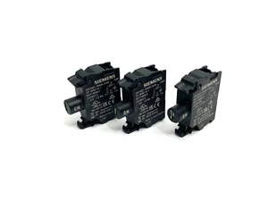 Siemens 3SU1401-1BB40-1AA0 LED Contact Module 24V AC/DC LOT OF 3 - Picture 1 of 7
