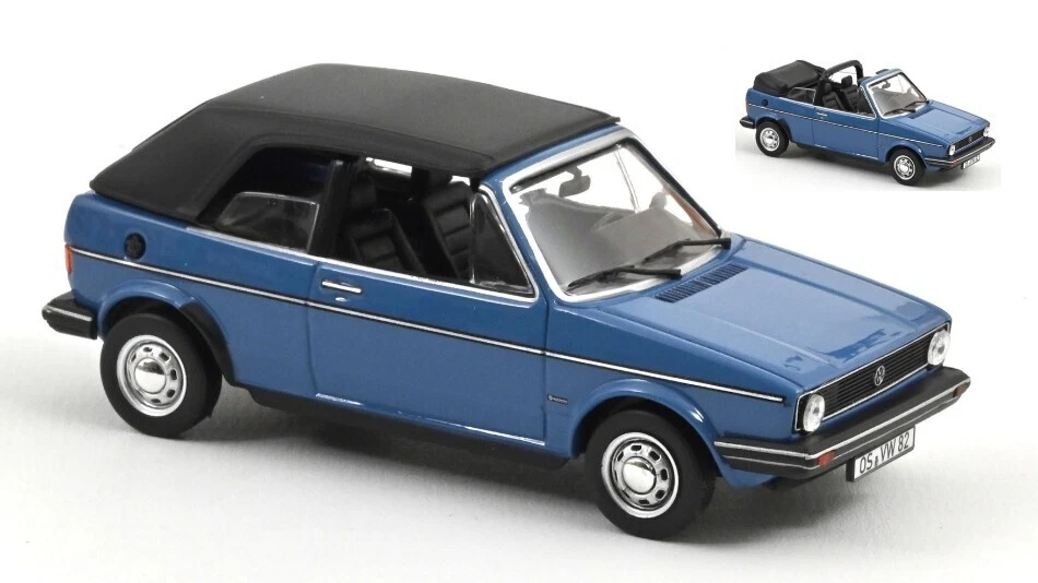 VOLKSWAGEN GOLF CABRIOLET 1981 MONACO BLUE 1:43 - Immagine 1 di 1
