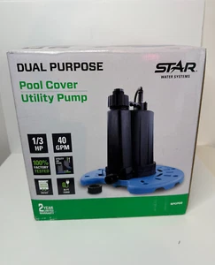 Star Water Systems Dual Purpose Pool Cover Utility Pump, SPCP02 Tight Spaces - Picture 1 of 4