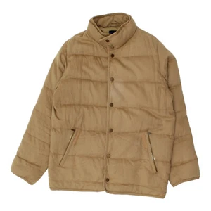 Chaqueta acolchada Moncler para hombre marrón tostado de cachemir | Diseñador vintage de alta gama de colección - Imagen 1 de 9