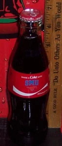 2018 COCA COLA SHARE A COKE WITH SOUTHERN METHODIST UNIVERSITY 8OZ COKE BOTTLE - Picture 1 of 2