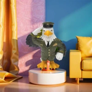 Art Eagle Ornament Resin Miniatures Figurine Eagle Statue Photography Props - Picture 1 of 12