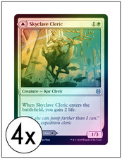 4x Foil Skyclave Cleric, Zendikar Rising, Magic the Gathering MTG