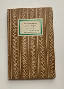 Du Und Angela by Karl Heinrich Waggerl 1960 poems. Insel-Bücherei Collectible. - Picture 1 of 9